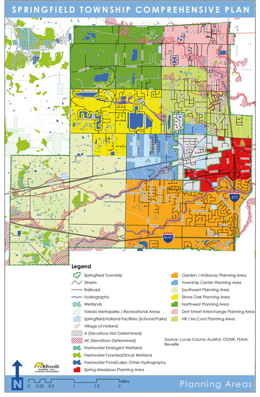 springfield township ohio land use map
