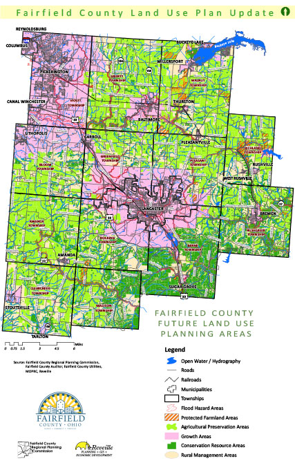 fairfield county ohio land use plan map